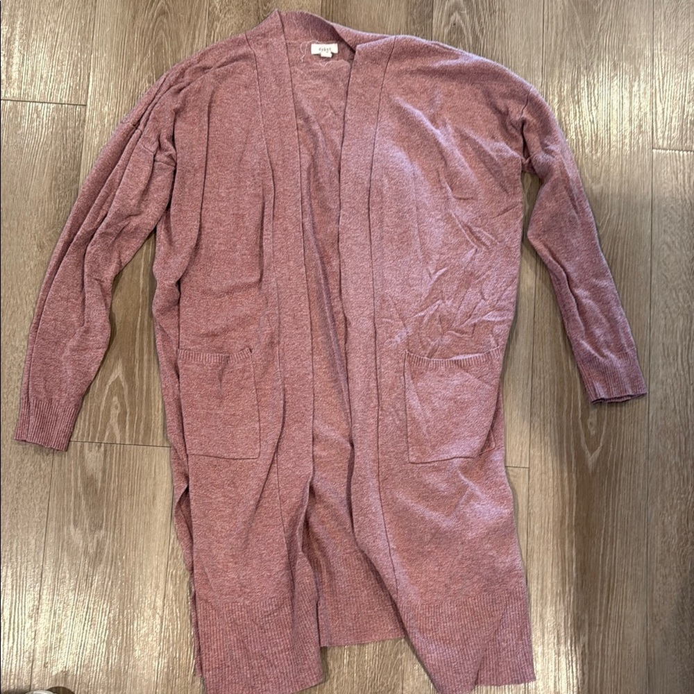 Debut Pink Long Cardigan Sweater